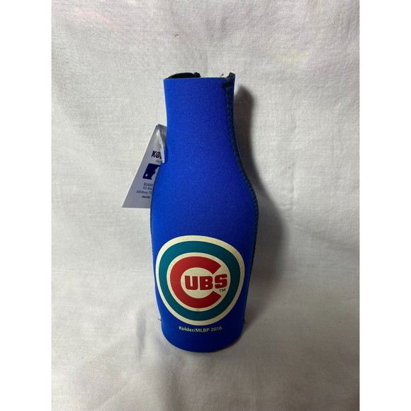 LOT OF 3 Bottle Koozie Miller Genuine Draft Miller Lite Chicago Cubs Blue Black - Picture 3 of 3